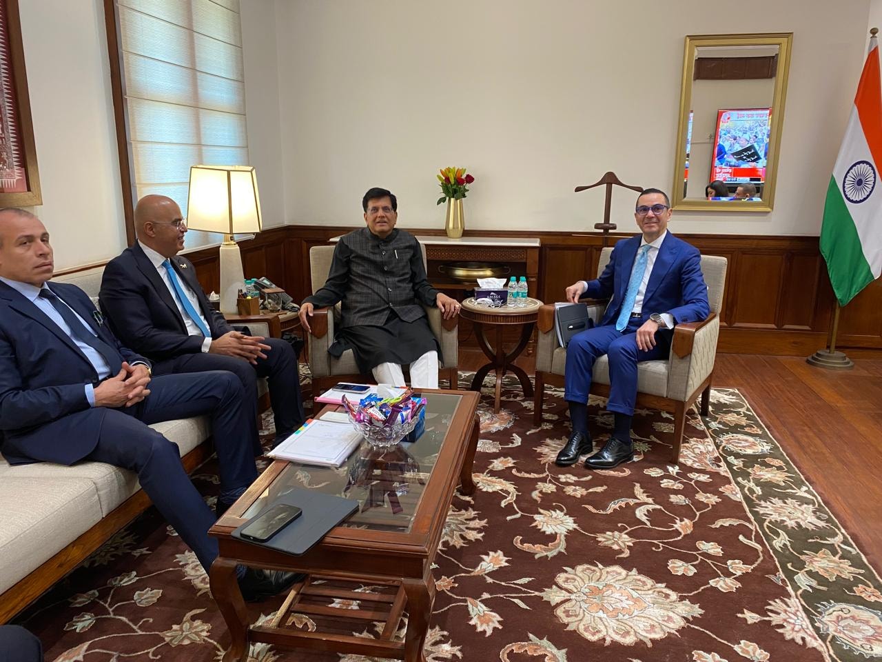 وزير الاستثمار: الحكومة حريصة على تعزيز العلاقات الاقتصادية مع الهند