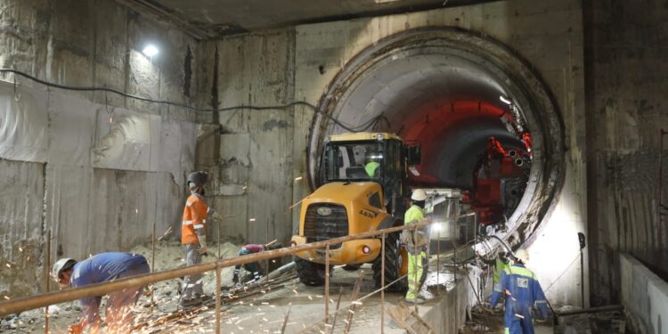 "النقل": تقدُم أعمال المرحلة الأولى من الخط الرابع لمترو الأنفاق