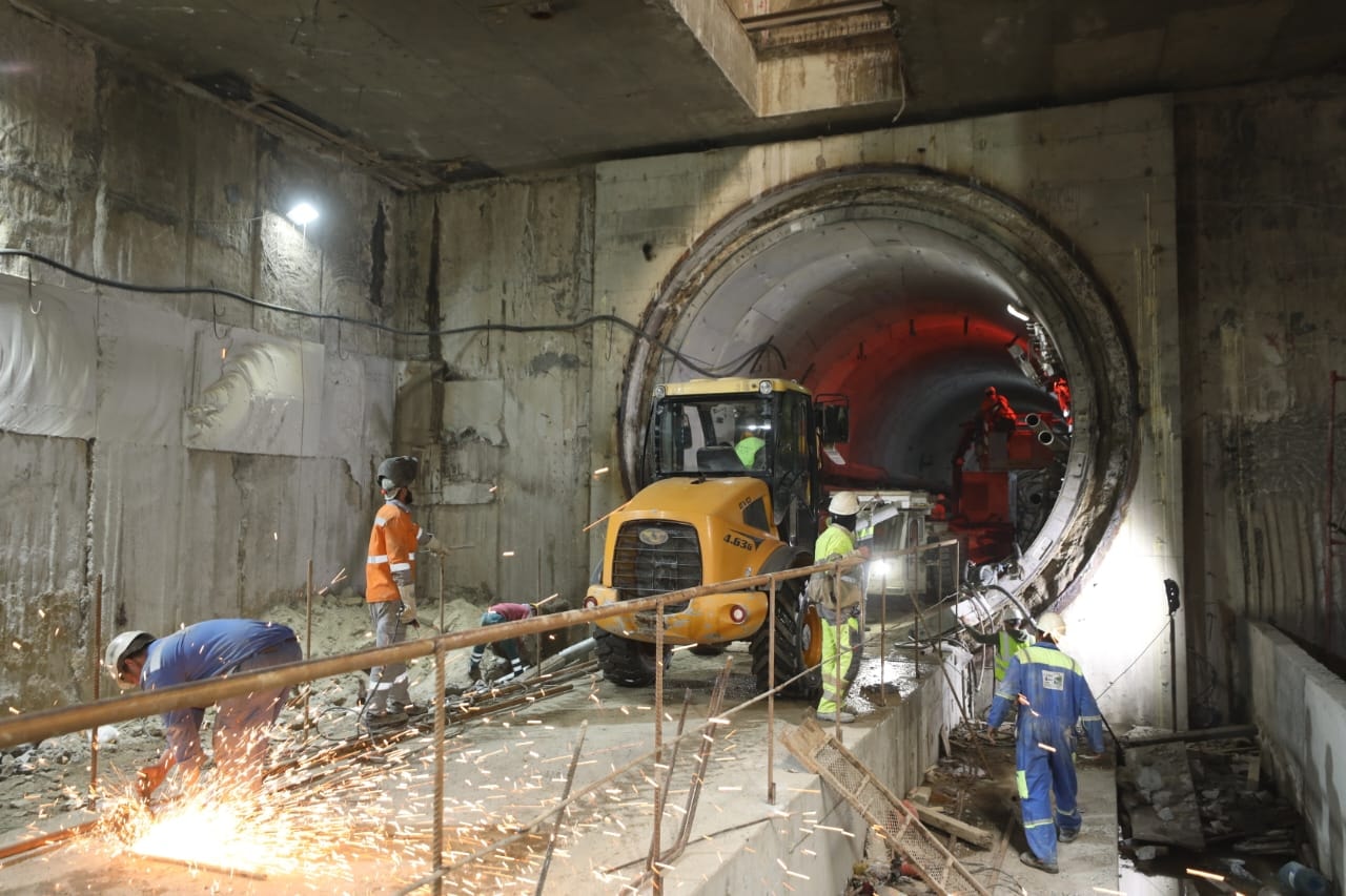 "النقل": تقدُم أعمال المرحلة الأولى من الخط الرابع لمترو الأنفاق