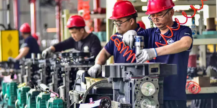 قطاع الصناعات التحويلية في الصين