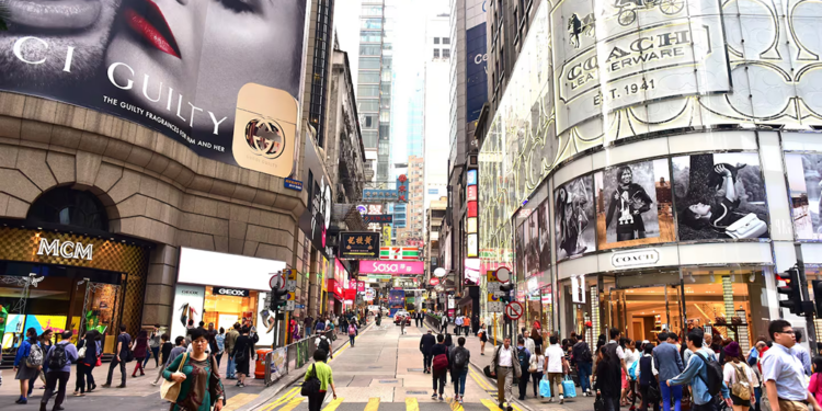 مبيعات التجزئة في هونج كونج