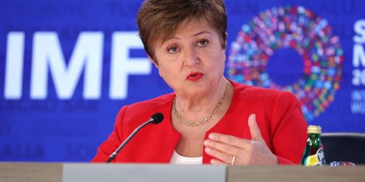 رئيسة صندوق النقد الدولي، كريستالينا جورجييفا