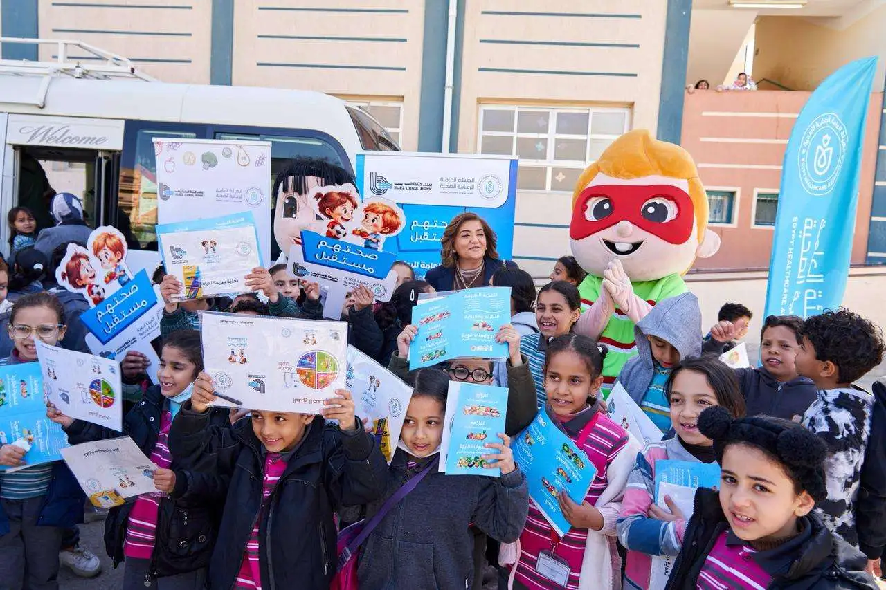 "قناة السويس" يطلق قوافل طبية لفحص 5 آلاف طالب بمبادرة "صحتهم مستقبلهم"