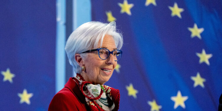كريستين لاجارد رئيسة البنك المركزي الأوروبي
