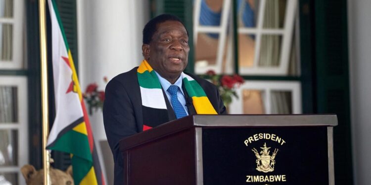 رئيس زيمبابوي إمرسون منانغاغوا