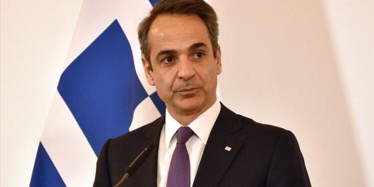 رئيس وزراء اليونان كيرياكوس ميتسوتاكيس