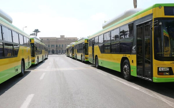 أتوبيس النقل العام يعمل بالغاز الطبيعي