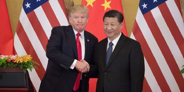 الرئيس دونالد ترامب والرئيس الصيني شي جين بينغ