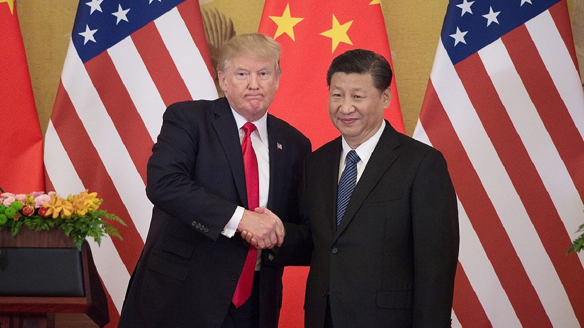 الرئيس دونالد ترامب والرئيس الصيني شي جين بينغ