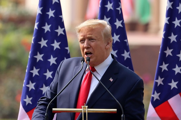 الرئيس الأمريكي دونالد ترامب