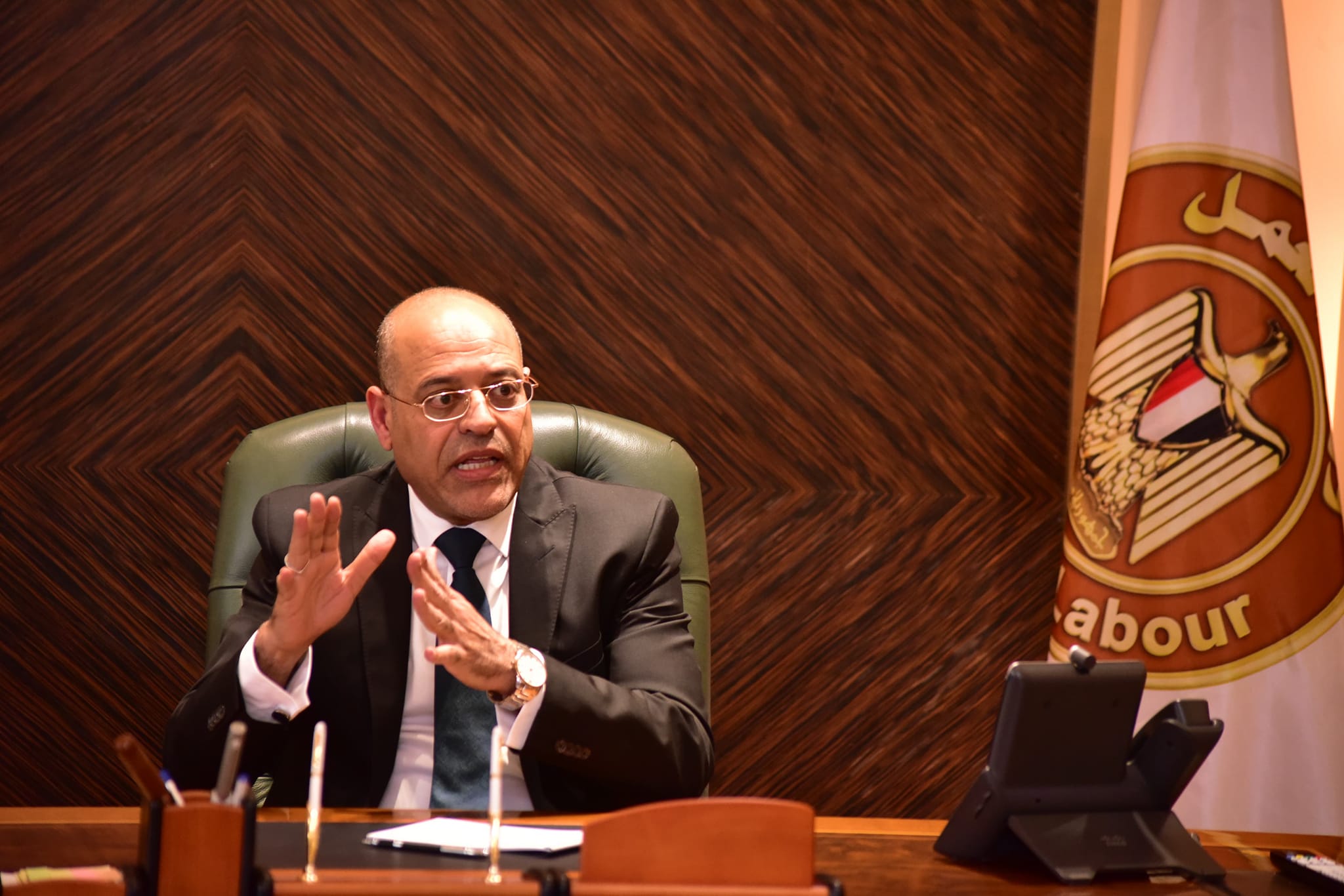 وزير العمل محمد جبران