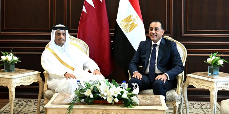 مصر وقطر تبحثان تعزيز التعاون المشترك