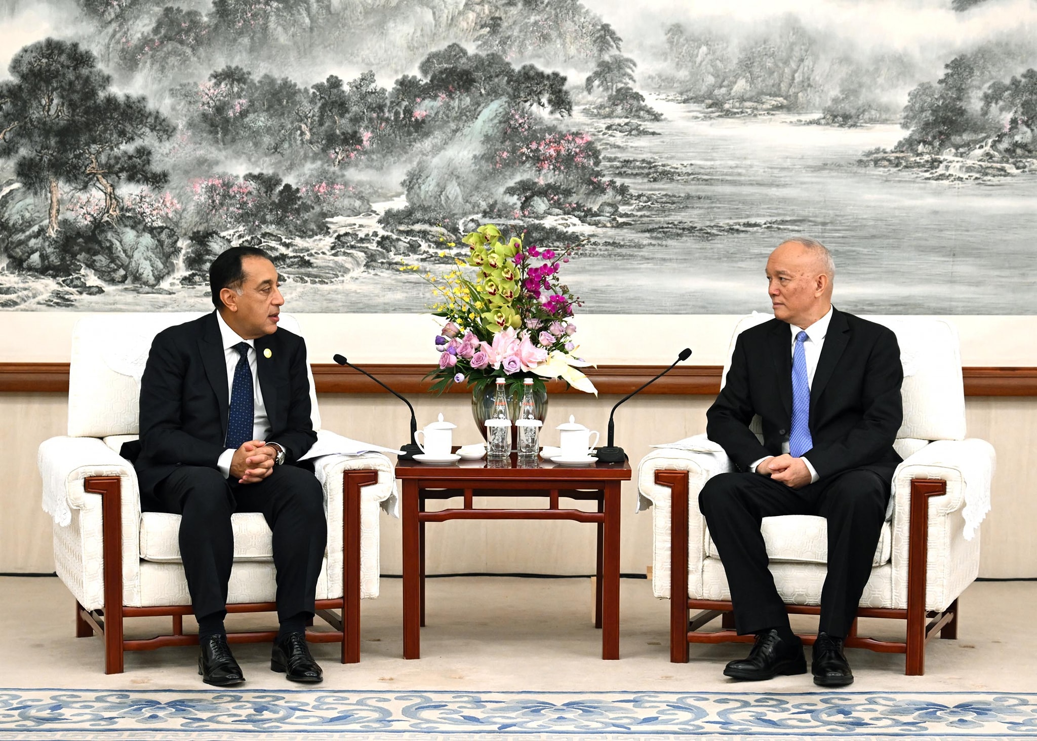 رئيس الوزراء يدعو الشركات الصينية للاستثمار في صناعة السيارات الكهربائية بمصر