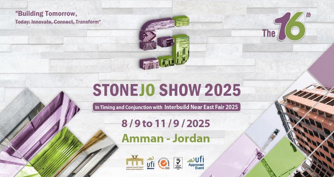 الأردن تستضيف "STONJO SHOW 2025" للرخام والجرانيت في سبتمبر