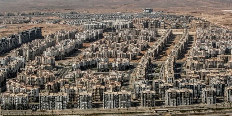 مشروع سكني في إحدى المدن الجديدة في مصر
