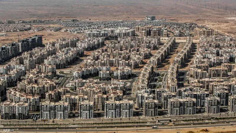 مشروع سكني في إحدى المدن الجديدة في مصر