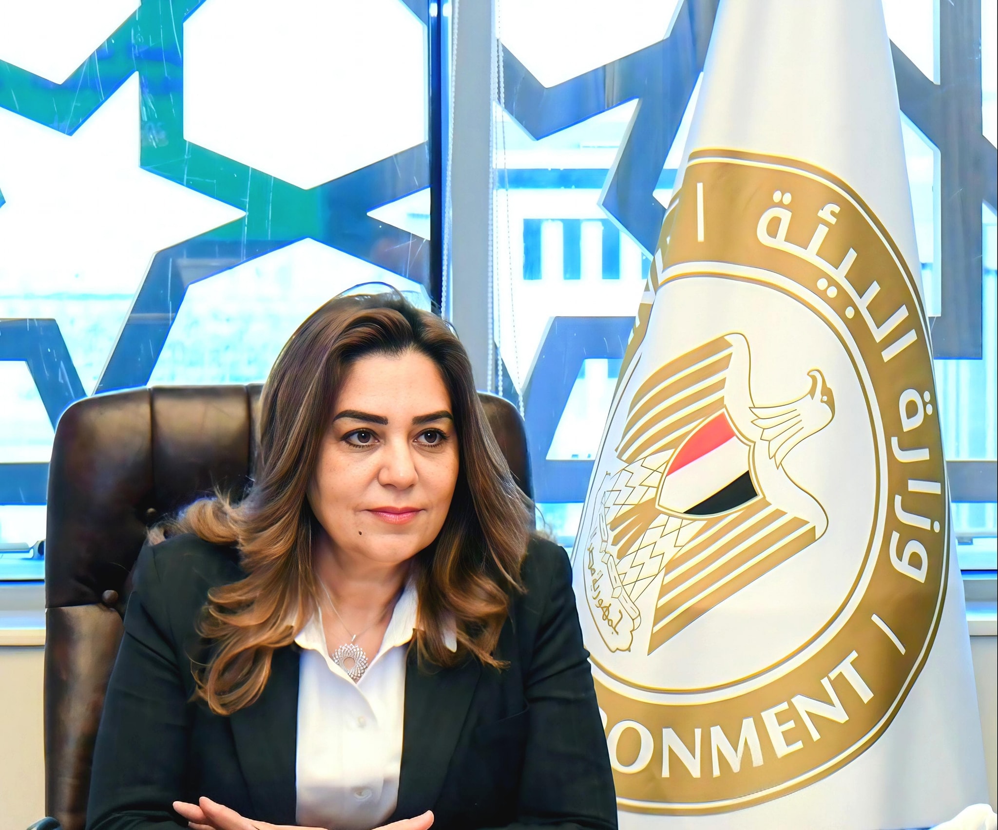 الدكتورة منال عوض، وزيرة التنمية المحلية والقائم بأعمال وزيرة البيئة