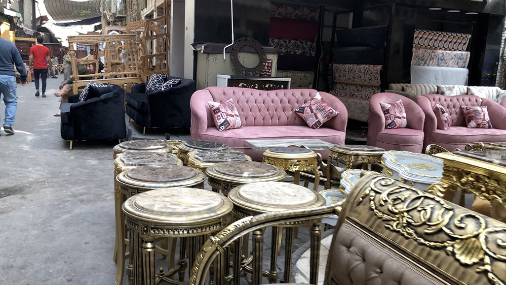 سوق الأثاث في منطقة المناصرة