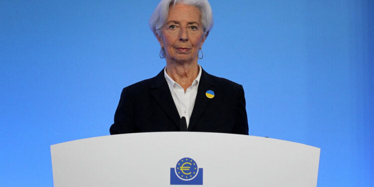 كريستين لاجارد رئيسة البنك المركزي الأوروبي