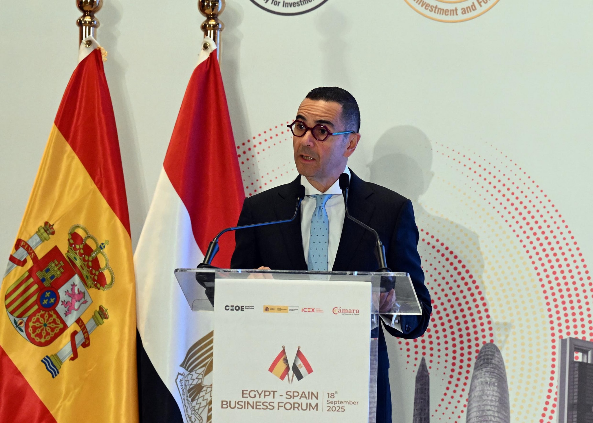 "الخطيب": 3.1 مليار دولار حجم التبادل التجاري بين مصر وإسبانيا