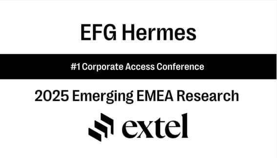 إي إف چي هيرميس تواصل زخم مؤتمر لندن وتحصد المركز الأول في استطلاع Extel 2025