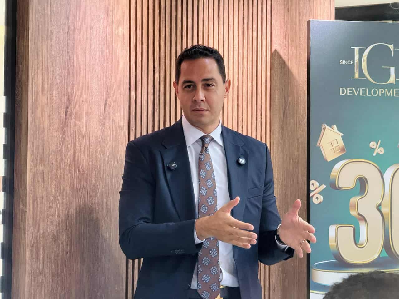 شريف مصطفى، الرئيس التنفيذي والعضو المنتدب لشركة آي جي آي للتطوير