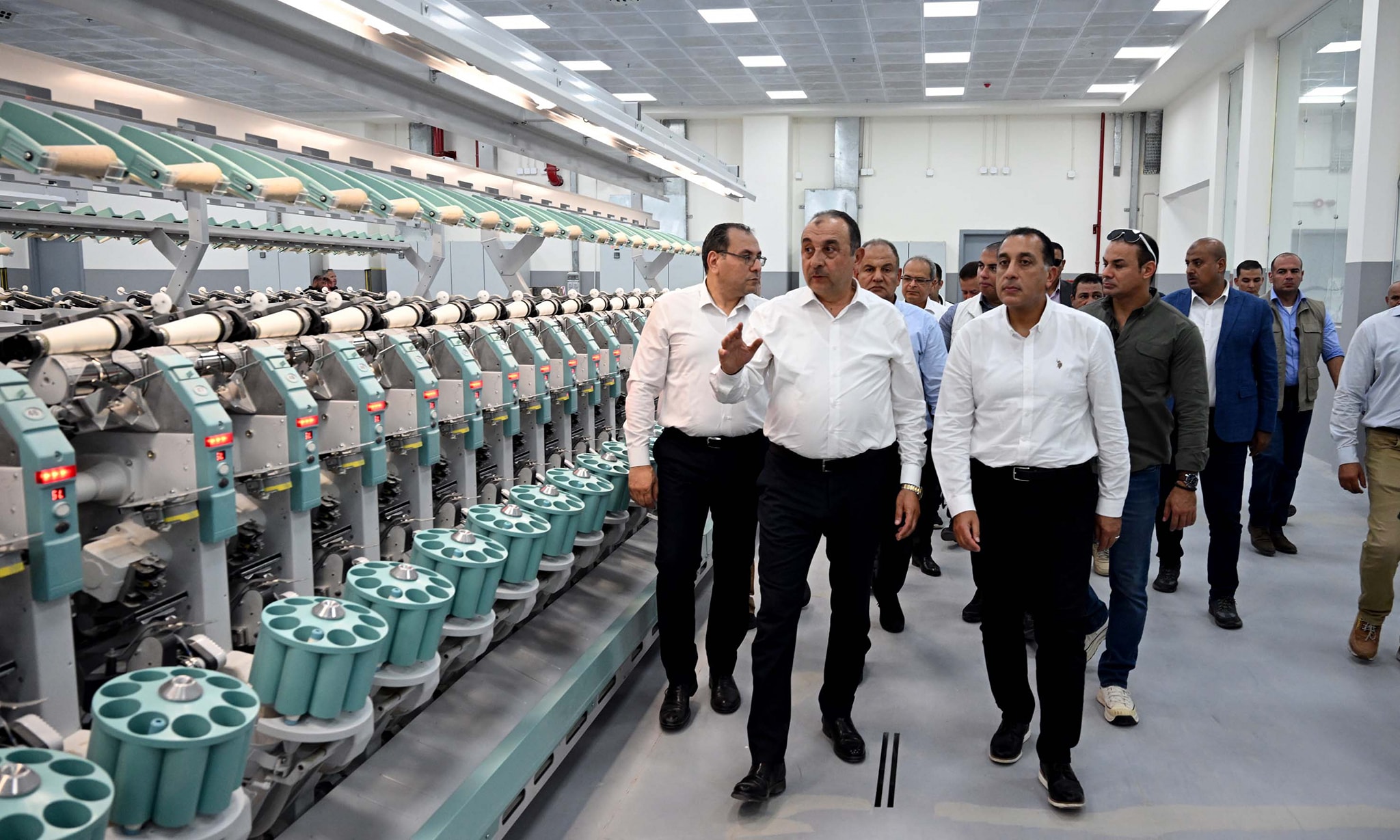 “مدبولى” يتابع تجارب بدء تشغيل مصنع “غزل 2” بشبين الكوم