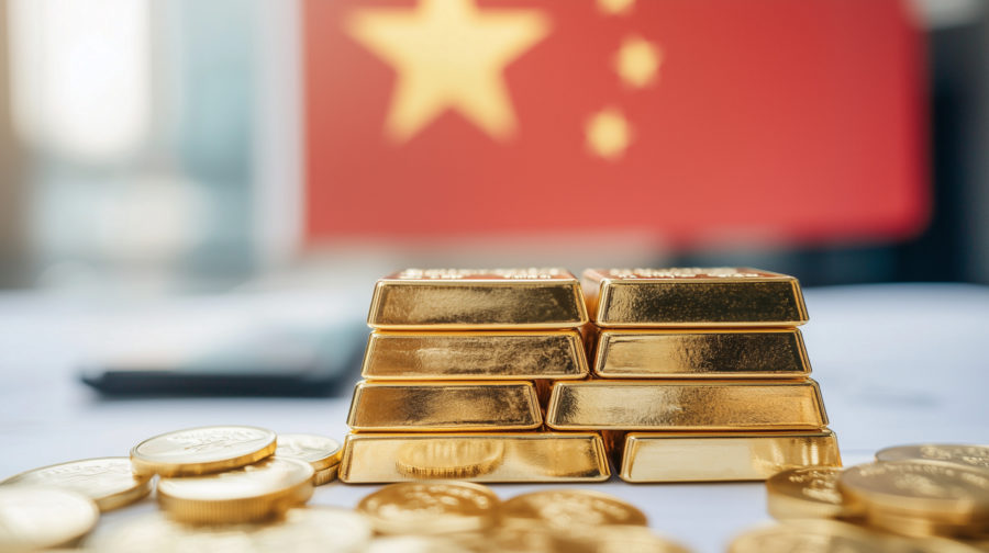 سبائك الذهب في الصين