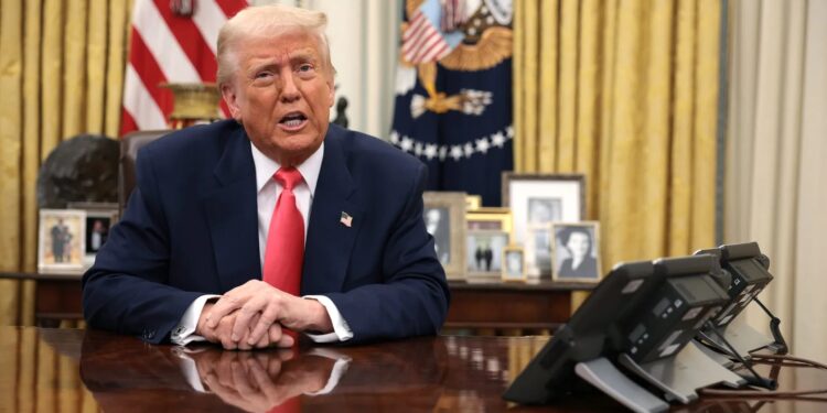 الرئيس الأمريكي دونالد ترامب