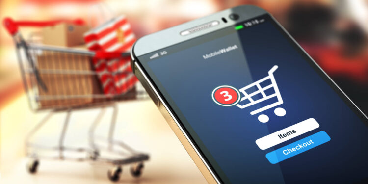 التسوق عبر الإنترنت ، التجارة الإلكترونية