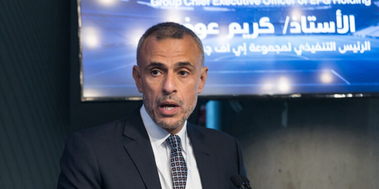 كريم عوض، الرئيس التنفيذي لمجموعة إي اف چي القابضة