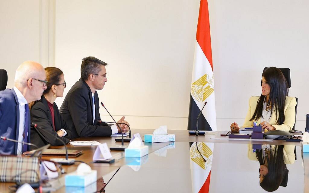 رانيا المشاط وزيرة التخطيط تجتمع مع مدير الممارسات للسياسات الاقتصادية لمنطقة الشرق الأوسط وشمال أفريقيا بالبنك الدولي