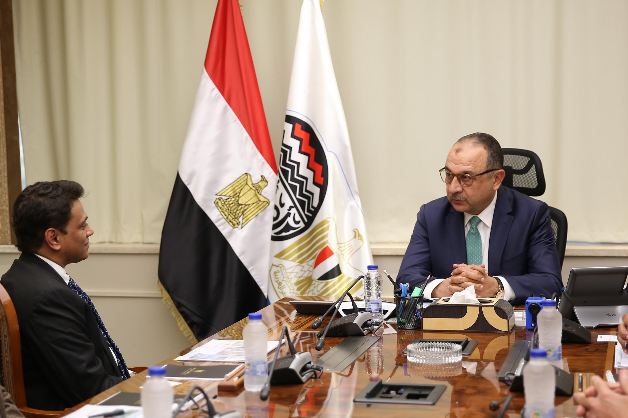 "قطاع الأعمال" تبحث مع "إندوراما" العالمية مجالات التعاون المشترك