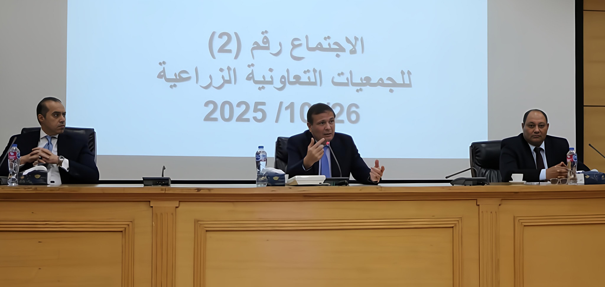 وزيرا الزراعة والشؤون النيابية يناقشان تعديلات قانون التعاونيات الزراعية