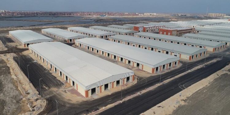 مدينة دمياط للأثاث ؛ المناطق الصناعية