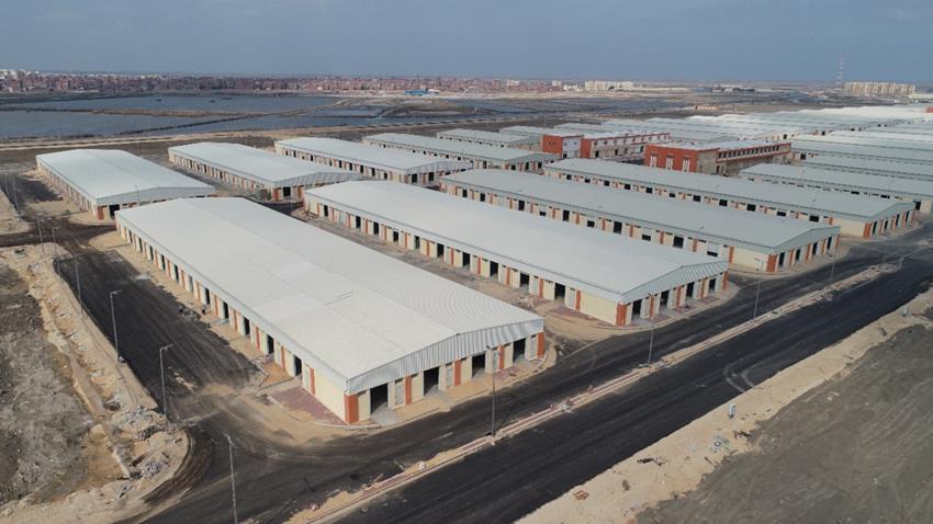 مدينة دمياط للأثاث ؛ المناطق الصناعية