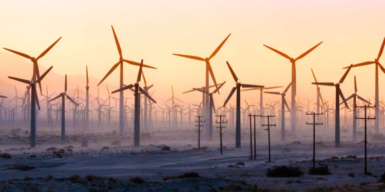 توليد كهرباء من طاقة الرياح