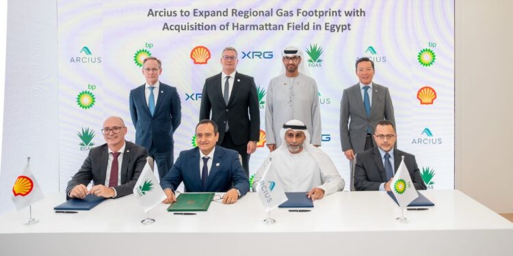 "أركيوس" تستحوذ على حقوق "شل" و"بي بي" بحقل الغاز المصري "هارماتان"