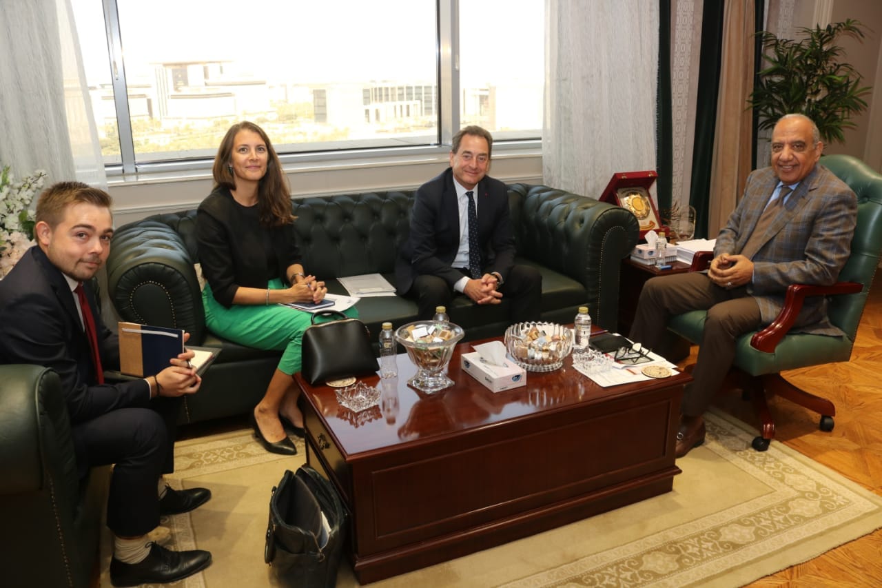 وزير الكهرباء يبحث مع سفير فرنسا تعزيز التعاون فى مشروعات الطاقة المتجددة