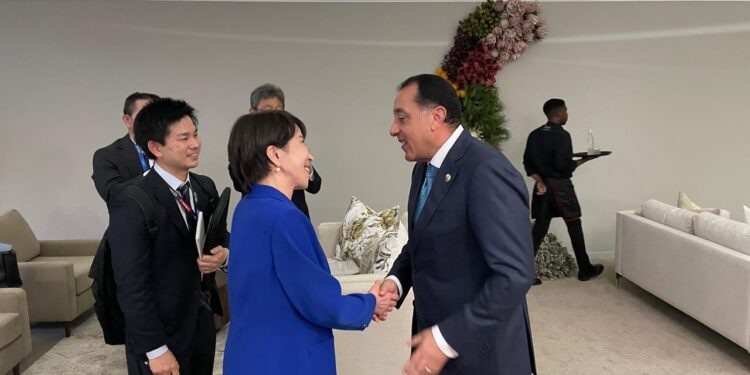 رئيسة وزراء اليابان تتطلع لتعزيز التعاون مع مصر في مختلف المجالات