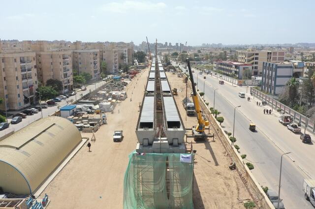وزارة النقل: تقدم أعمال تنفيذ مشروع المرحلة الأولى من مترو الإسكندرية