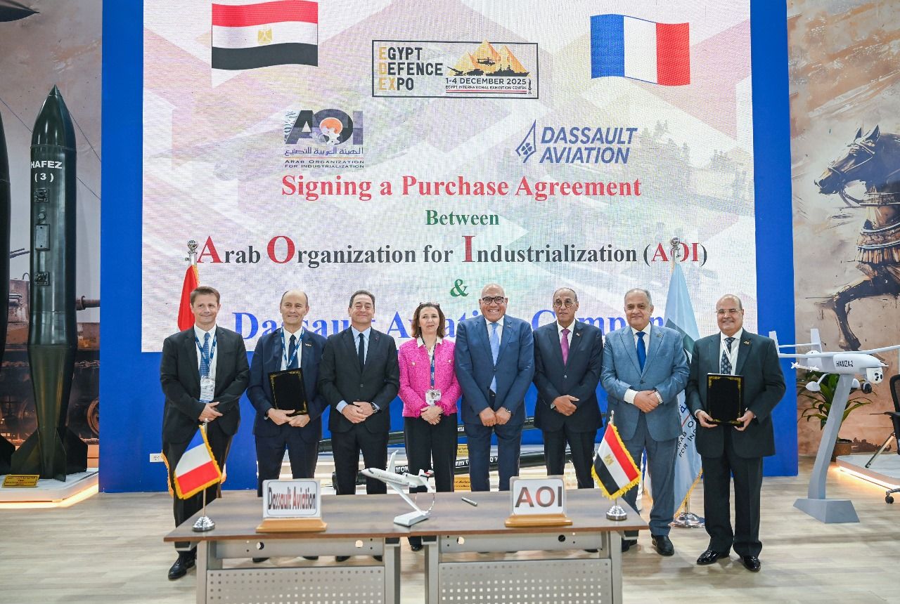 "العربية للتصنيع" تتعاون مع "داسو" الفرنسية في المجالات الدفاعية