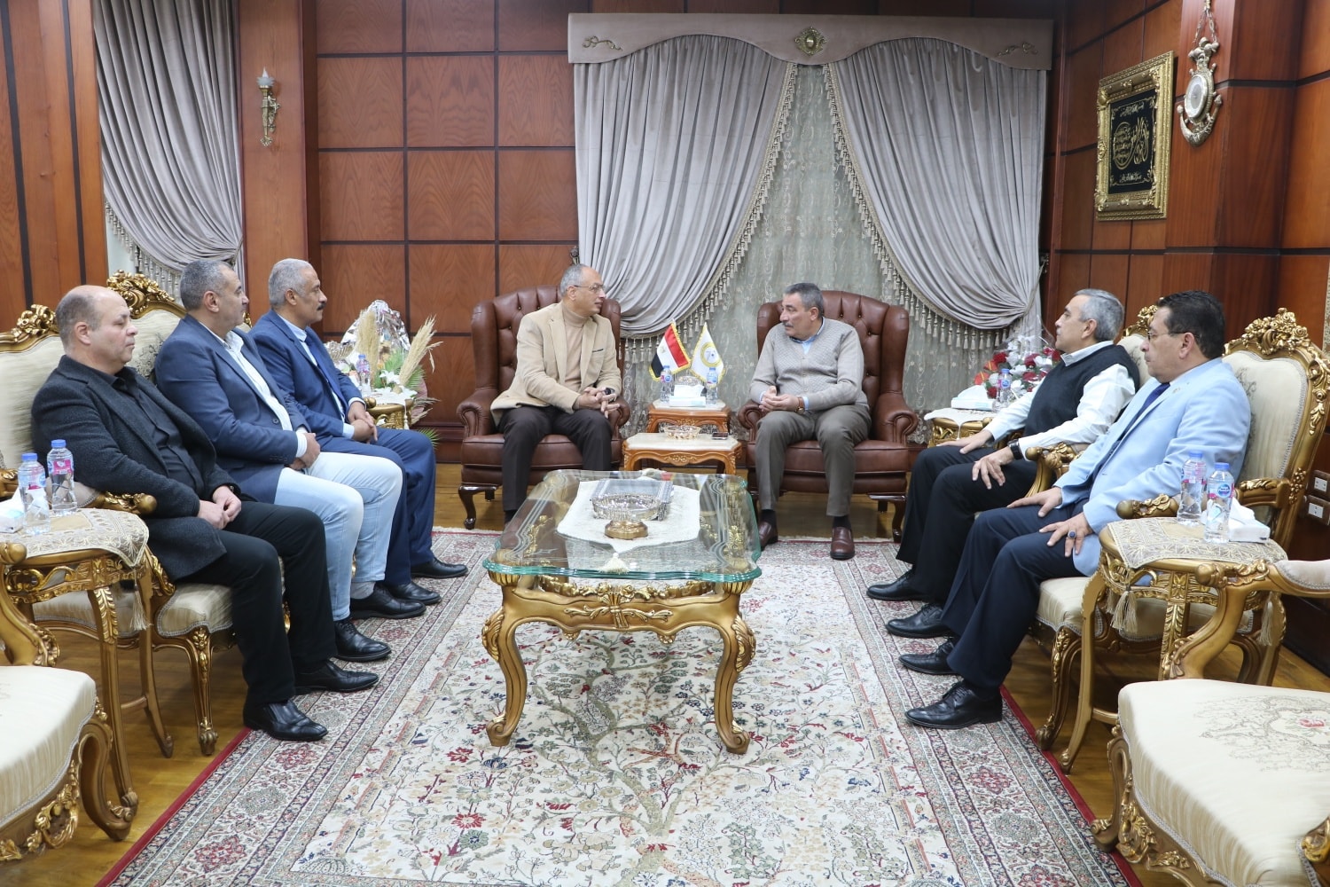 "ميناء دمياط" يبحث تعزيز التعاون مع "الرقابة على الصادرات والواردات"