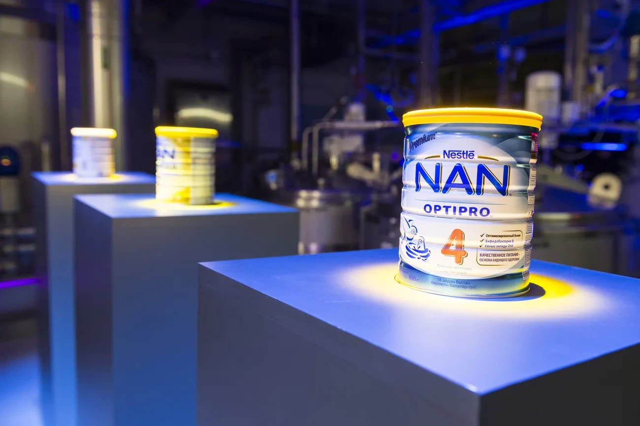 سحب بعض منتجات لبن أطفال "نستله" من السوق المصرية