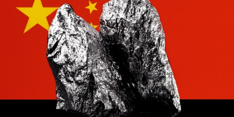 صادرات الصين من المعادن الأرضية النادرة