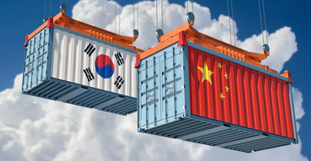 التبادل التجاري بين الصين وكوريا الجنوبية
