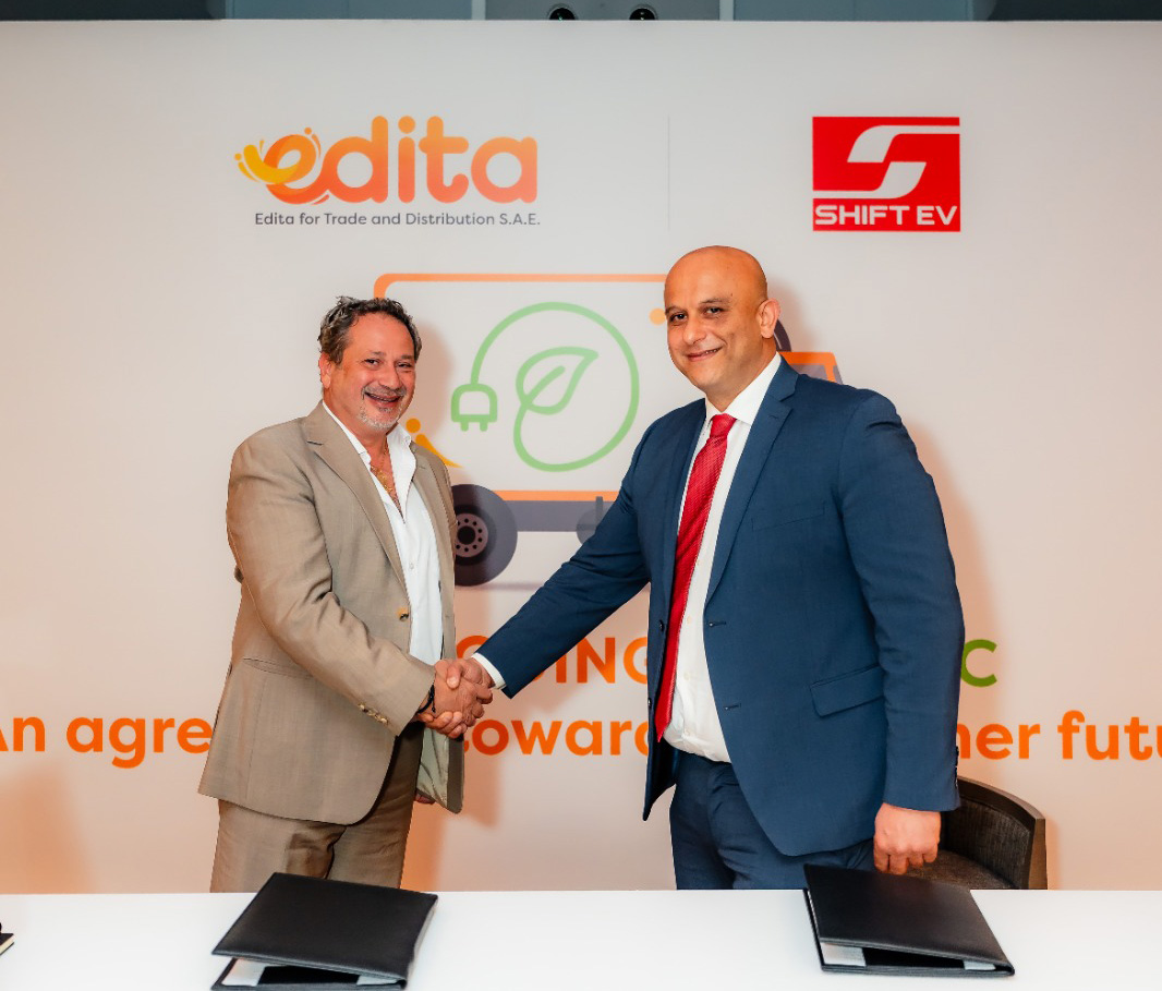 "إيديتا للتجارة" تستعين بـ"Shift EV" لتحويل أسطول شاحناتها إلى "الدفع الكهربائي"