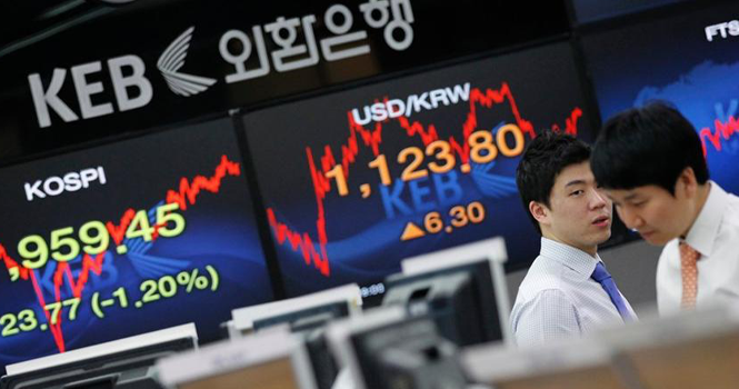 الأسهم الكورية