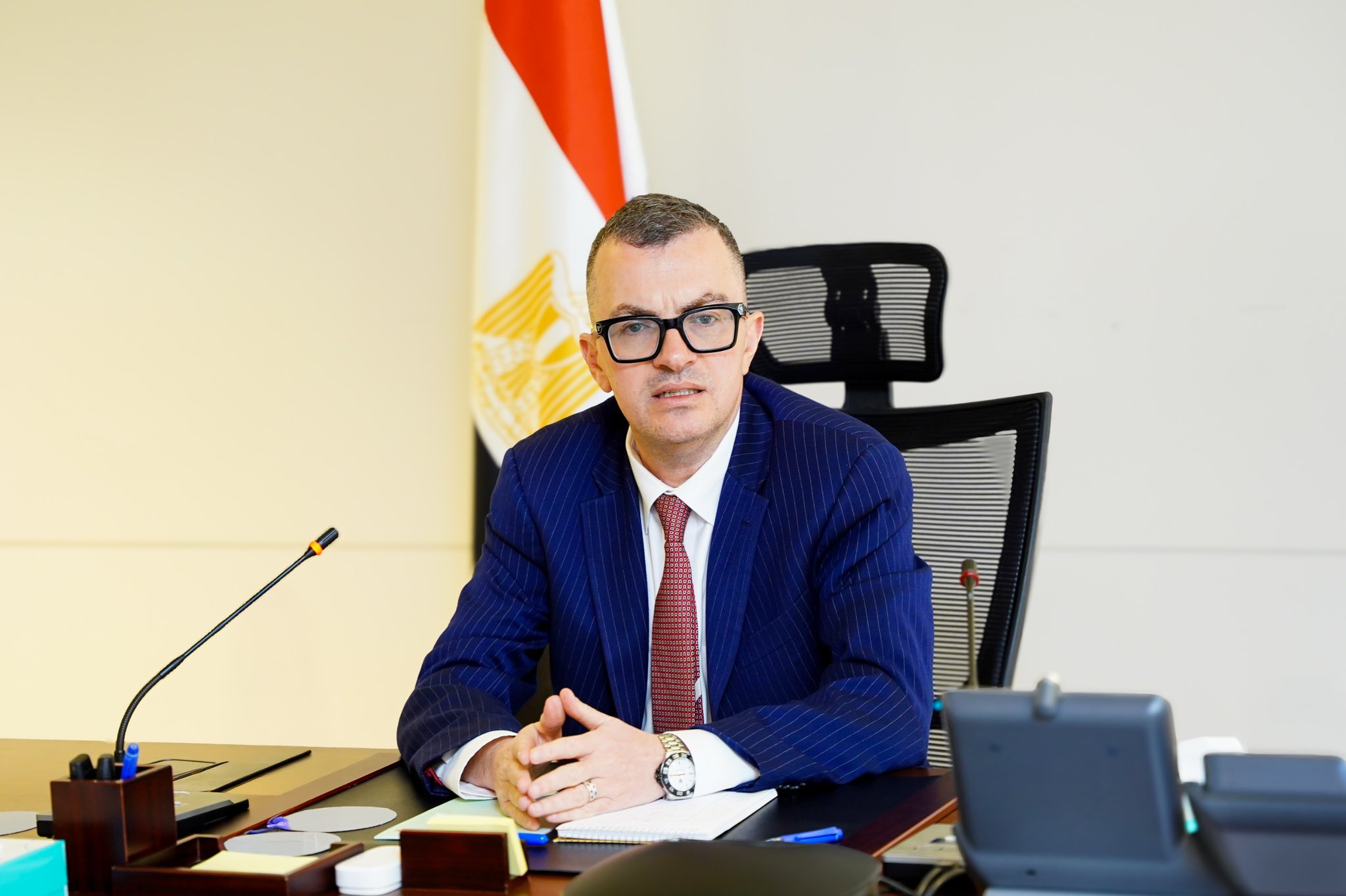 الدكتور أحمد رستم وزير التخطيط والتنمية الاقتصادية