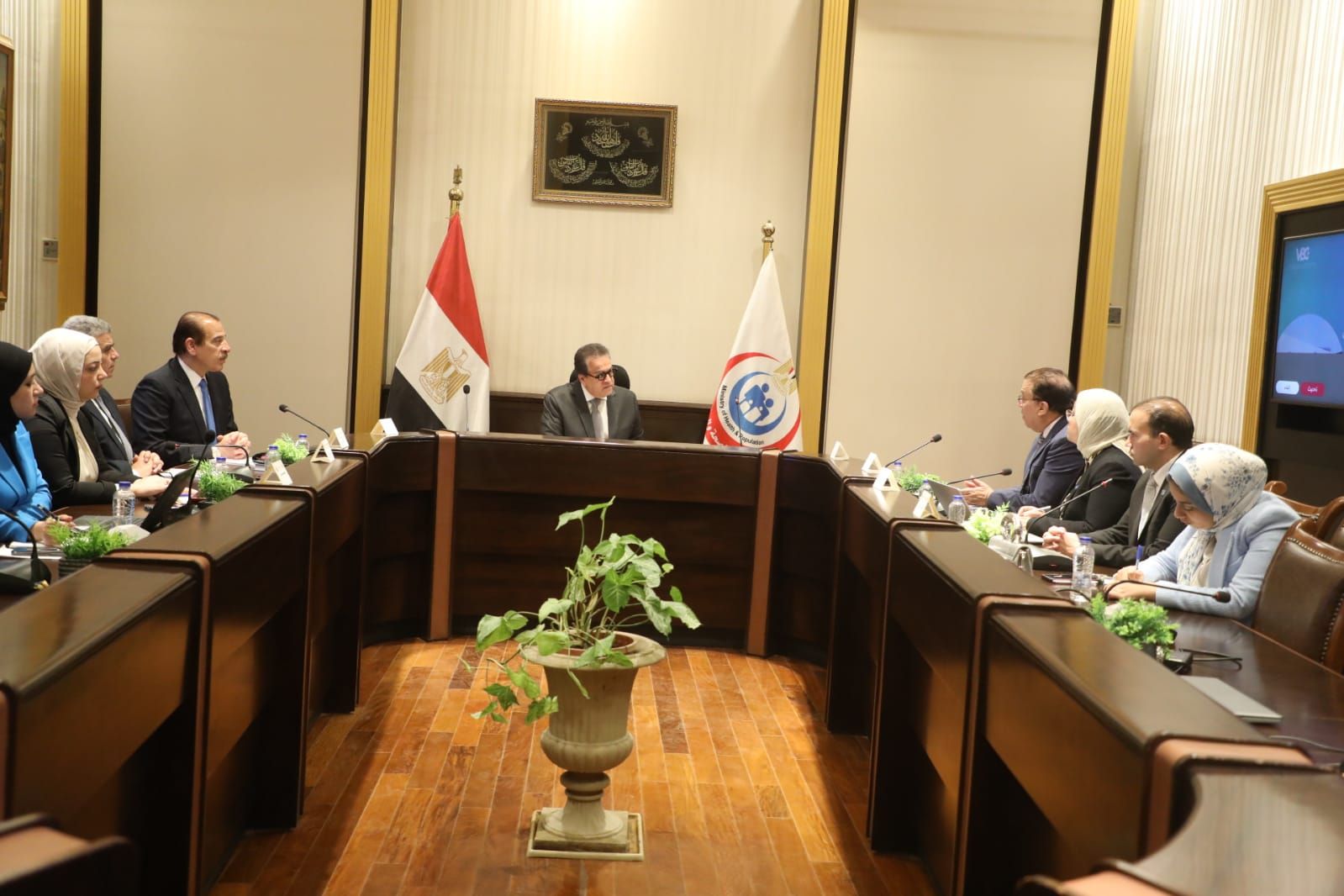 وزير الصحة يتابع مستجدات إنشاء مدينة اللقاحات وإطلاق أكاديمية VBC